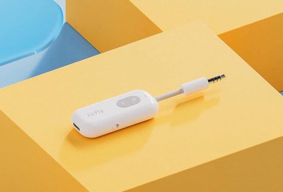 Use your Bluetooth headphones on airplane TVs with this popular gadget