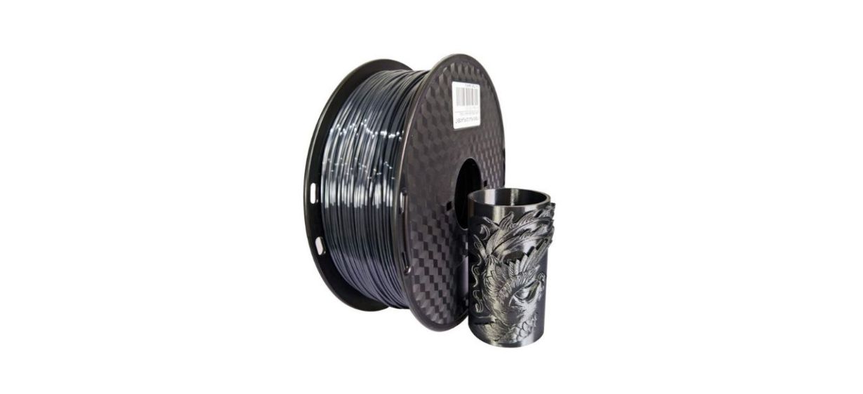 Best Cc3d Store Silky Shiny Metallic Black PLA Filament
