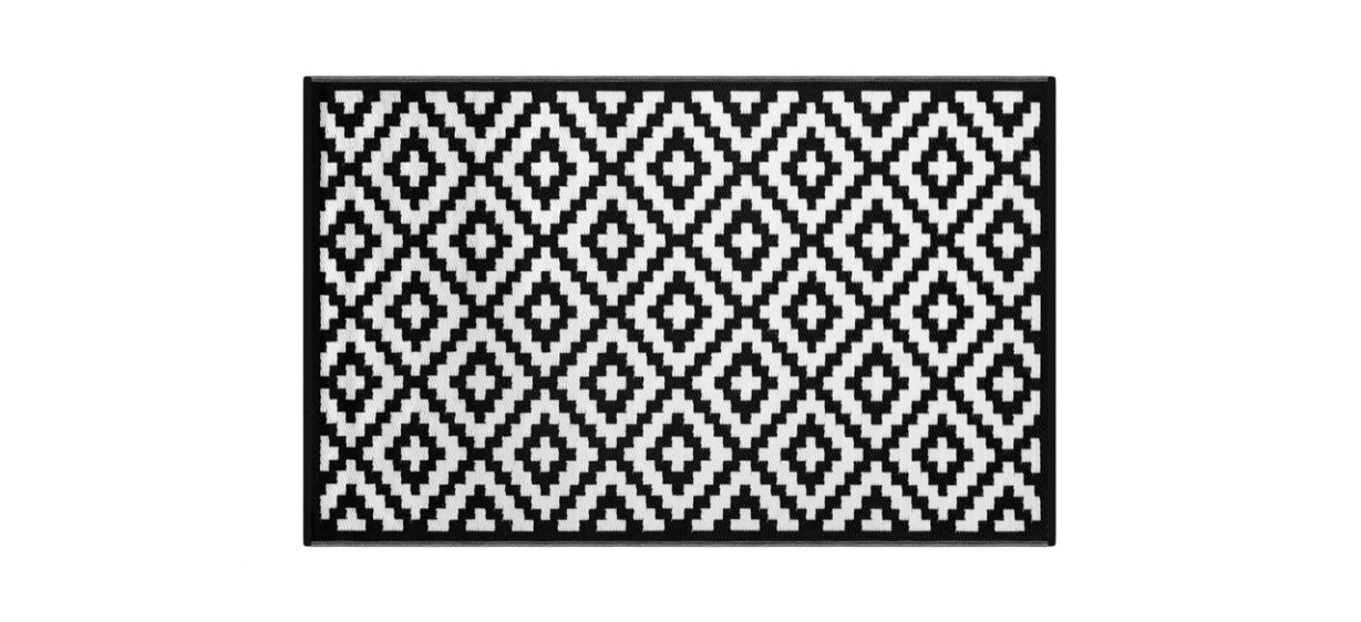 best Green Decore Outdoor Reversible Rug