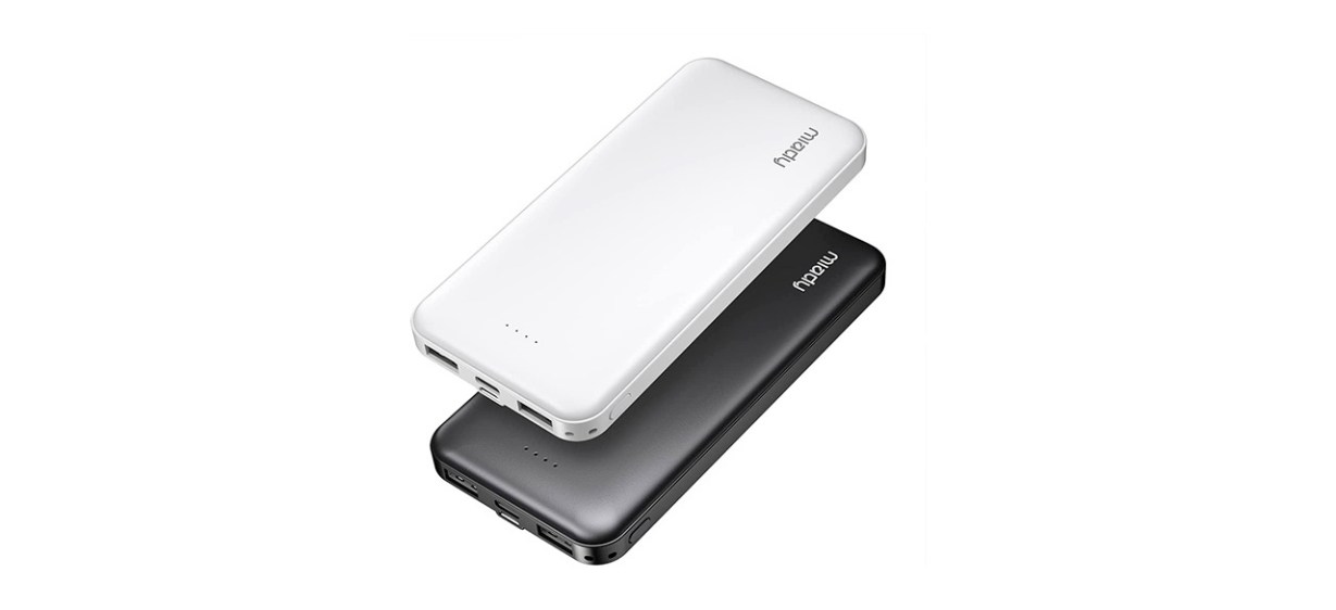 Best Miady 2-Pack 10000mAh Dual USB Portable Charger