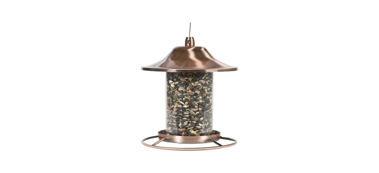 best Perky-Pet Copper Panorama Hanging Bird Feeder