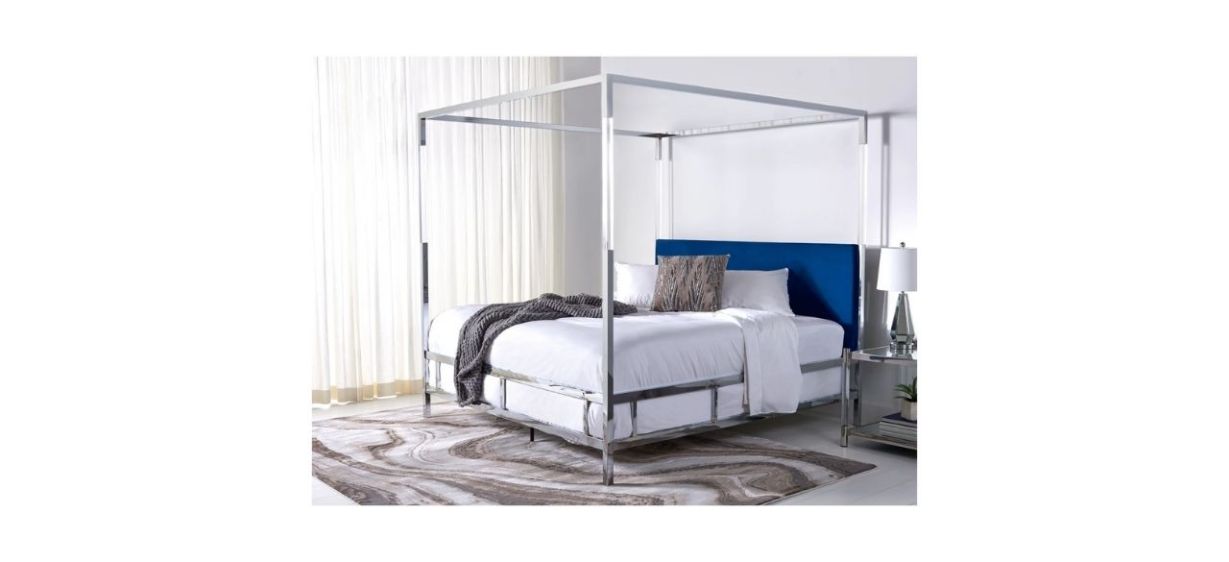 Everly Quinn Bowdoin Low Profile Canopy Bed
