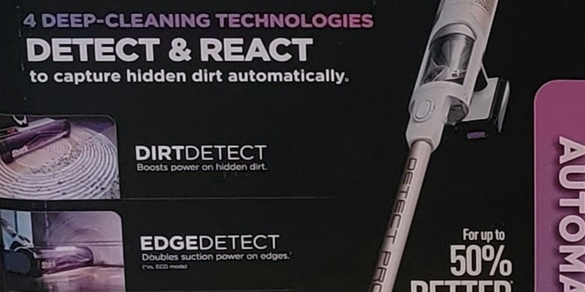 Shark Cordless Detect Pro product packaging Shark Cordless Detect Pro product packaging