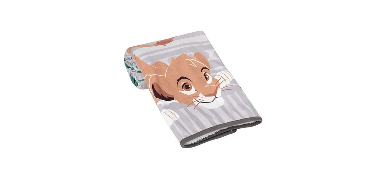 Lamb &amp; Ivy Picture Perfect “Lion King” Sherpa Baby Blanket