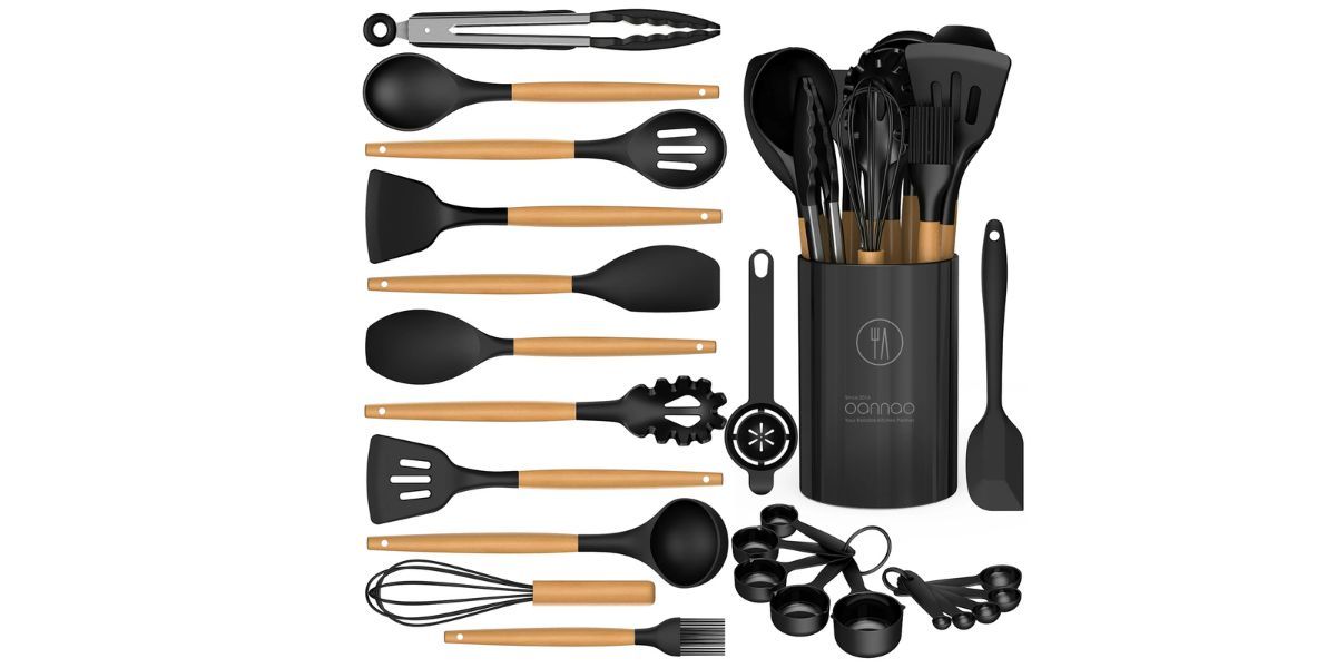 oannao Silicone Cooking Utensils Set