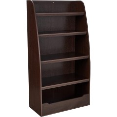 Ameriwood Home Hazel 4-Shelf Bookcase for Kids