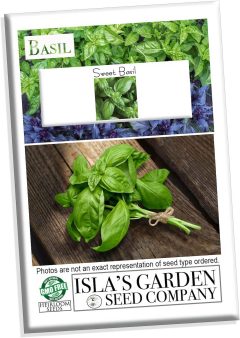 Isla's Garden Seeds Sweet Basil Seeds