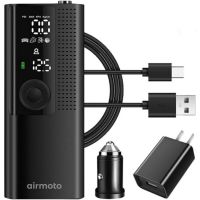 Airmoto Portable Air Compressor Power Kit Bundle