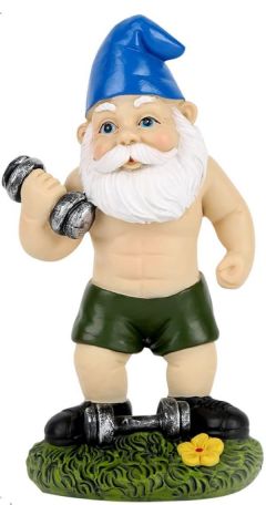 Mrsivrop Funny Workout Garden Gnome