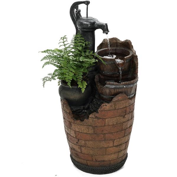 Jeco Glenville Water Pump Cascading Water Fountain