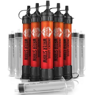 Practical Survival High-Capacity Emergency Water Straws