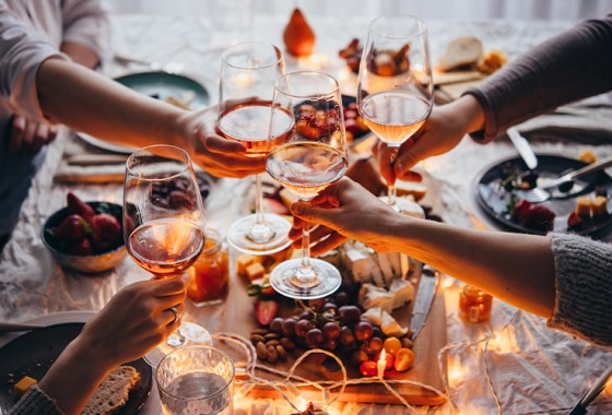 Everything you need to host a Galentine's Day wine tasting at home