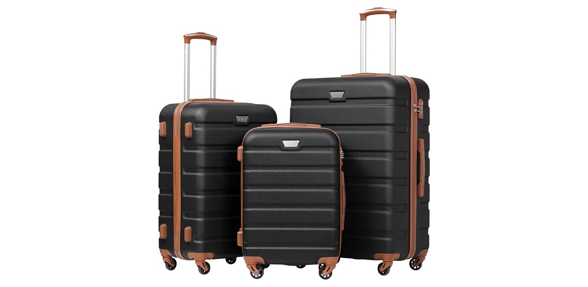Coolife Luggage 3 Piece Set