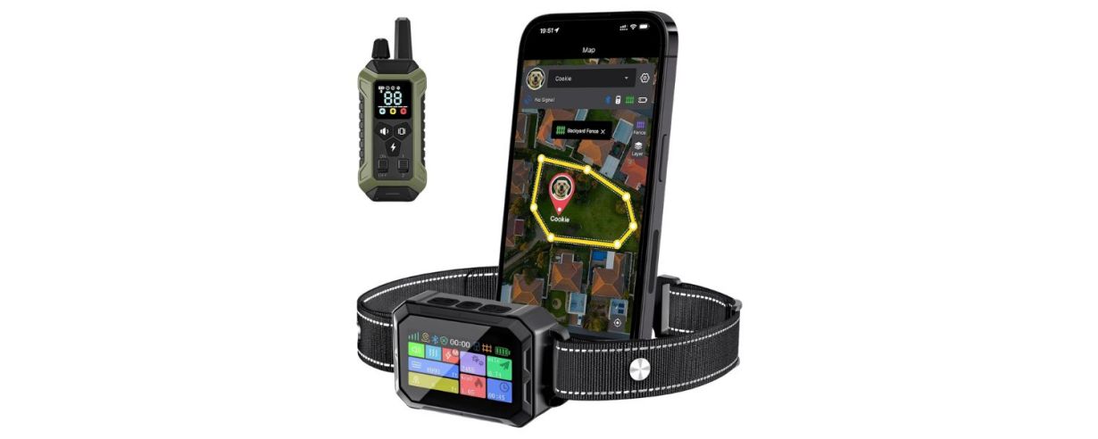 Lilyeel GPS Wireless Dog Collar Fence System