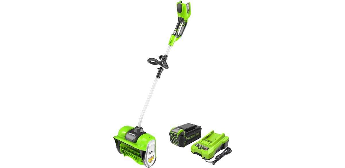 Greenworks 40V (75+ Compatible Tools) 12in Cordless Snow Shovel