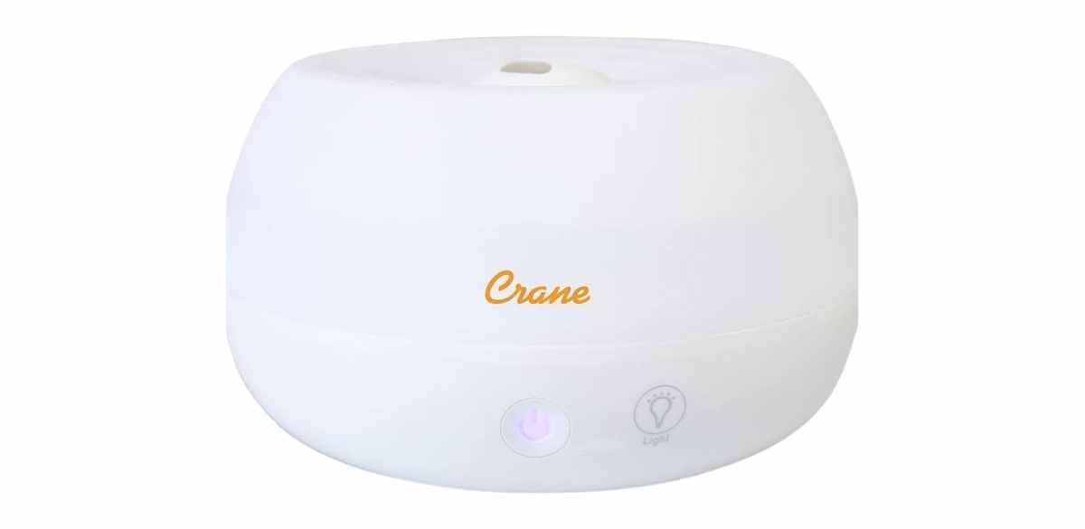 Crane Portable Ultrasonic Travel Humidifier &amp; Aroma Diffuser