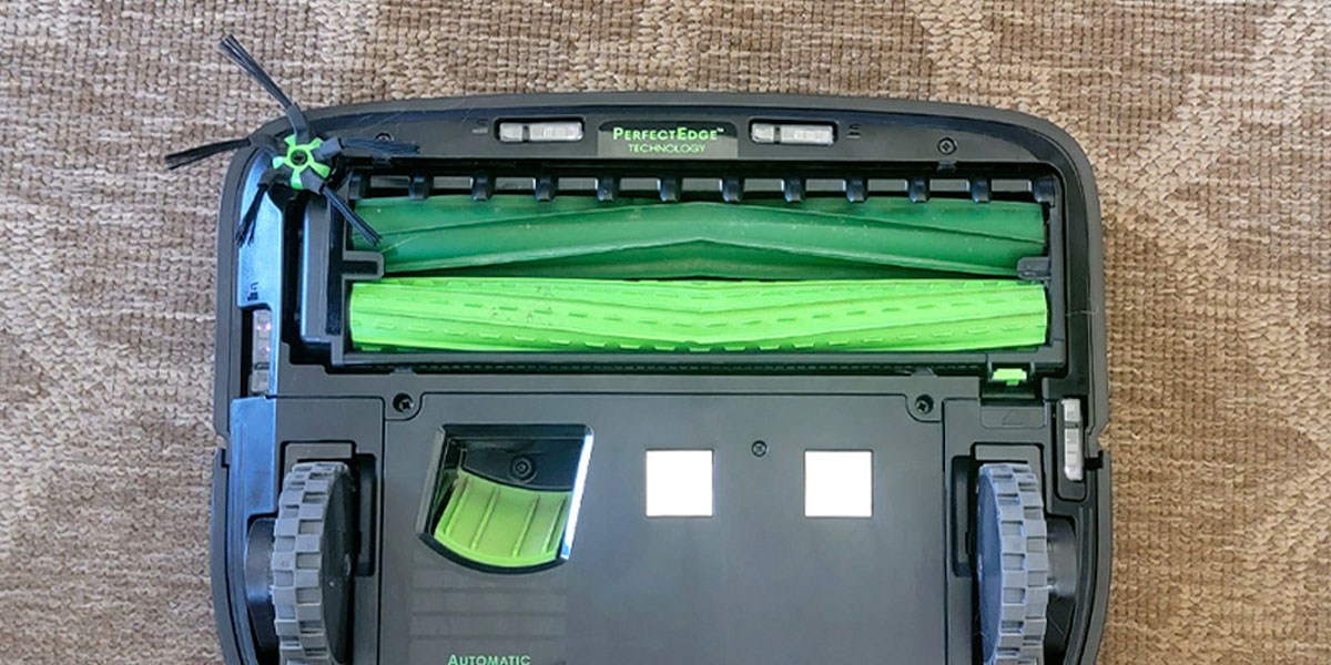 Underside of Roomba