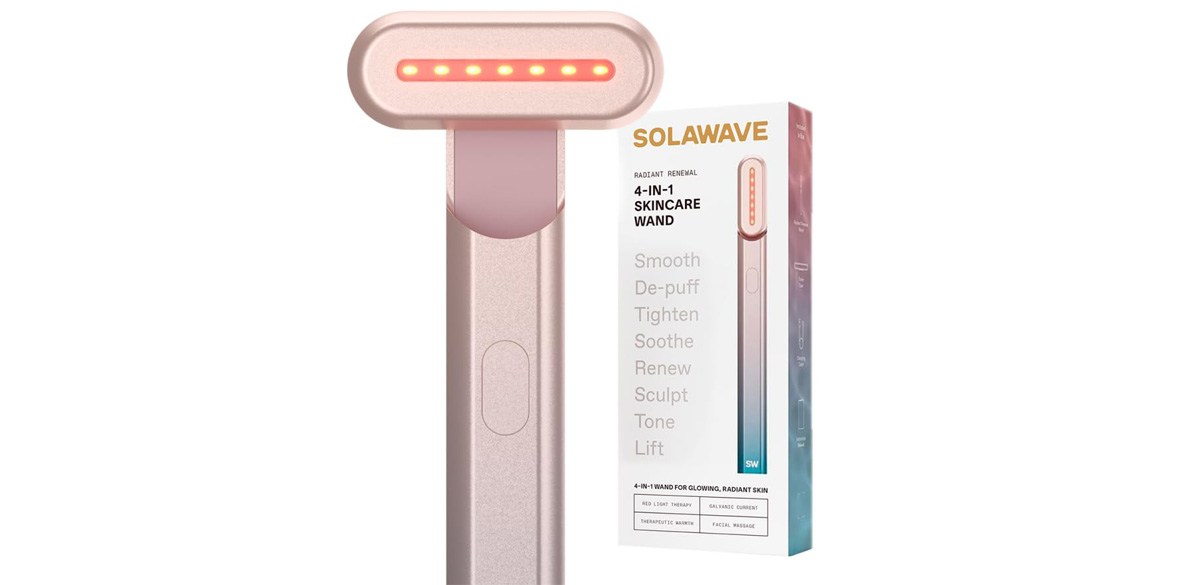 Solawave 4-in-1 Red Light Therapy Skincare Wand