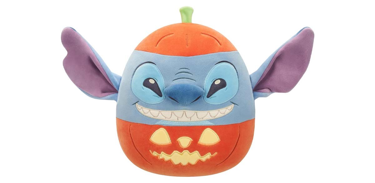 Squishmallows Original 12in Disney Stitch in Pumpkin