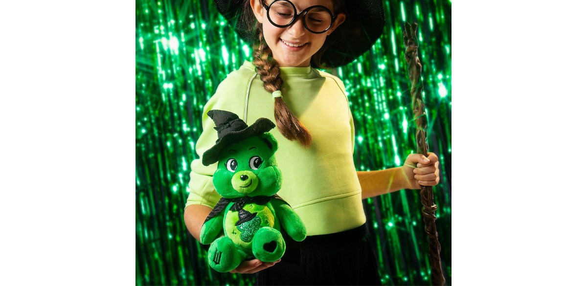  Care Bears - x Wicked Fun Size Plush - Good Luck Bear as Elphaba