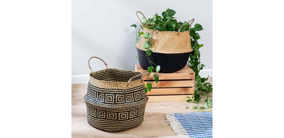 Bungalow Rose Seagrass Basket