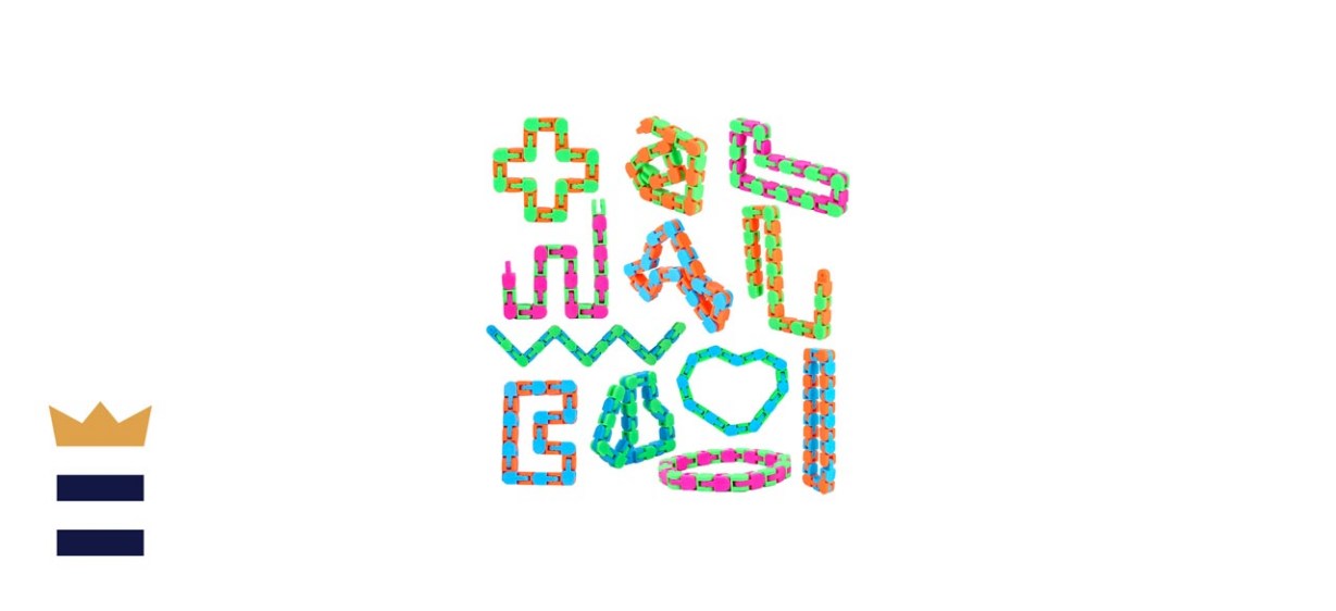 Abodhu 12-Piece Whacky Trap Snake Fidget Toy