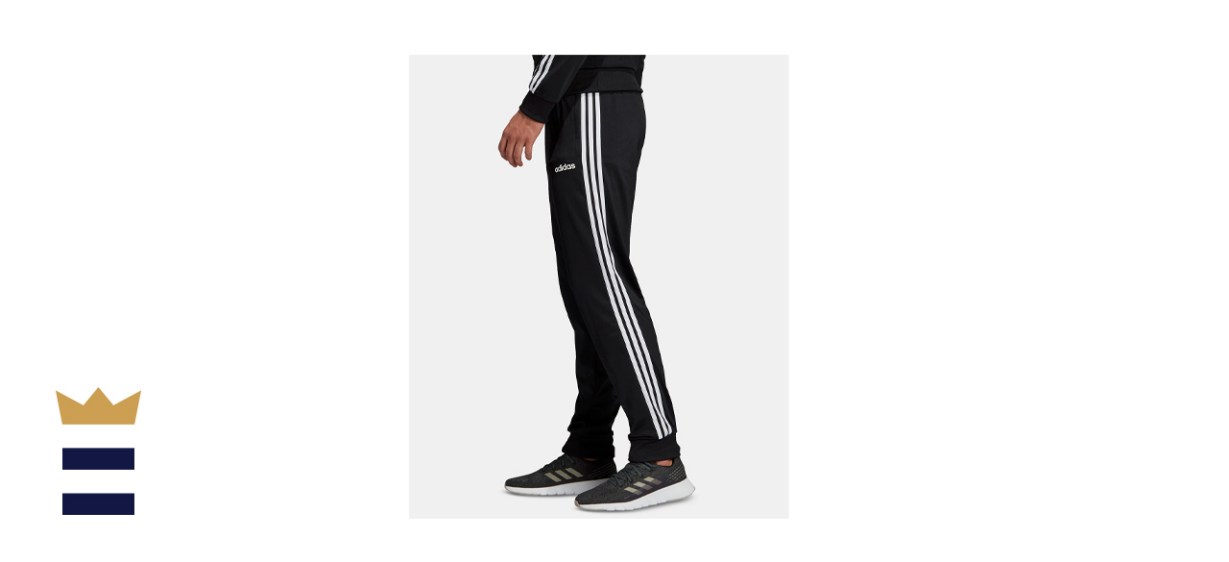 Adidas Men’s Essentials 3-Stripes Tapered Tricot Jogger