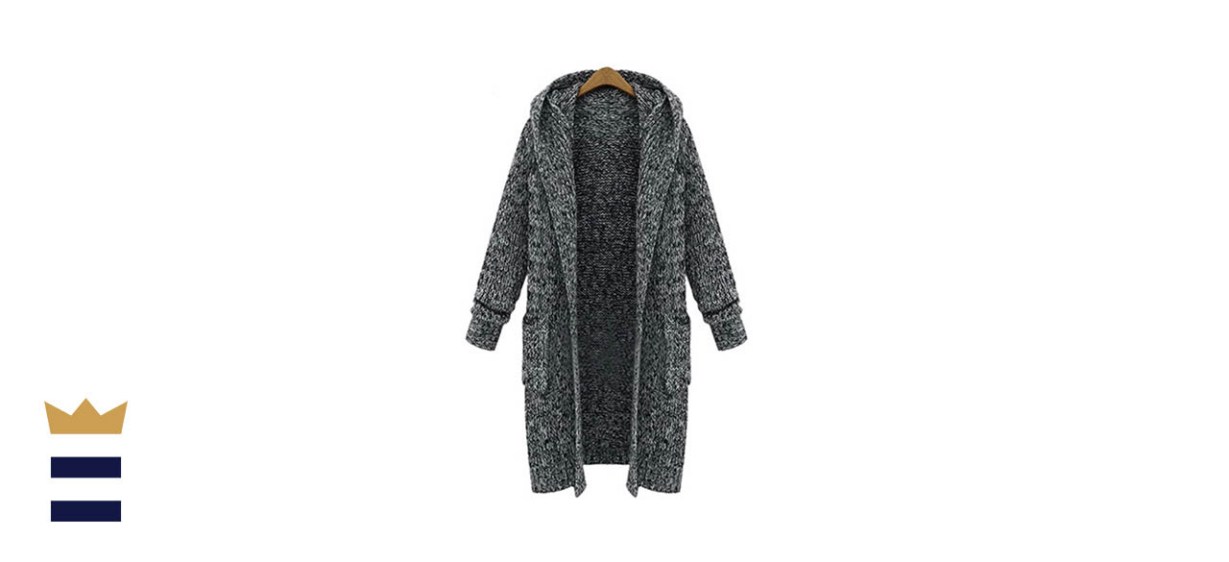 AOMEI Oversized Long Cardigan Sweater for Women
