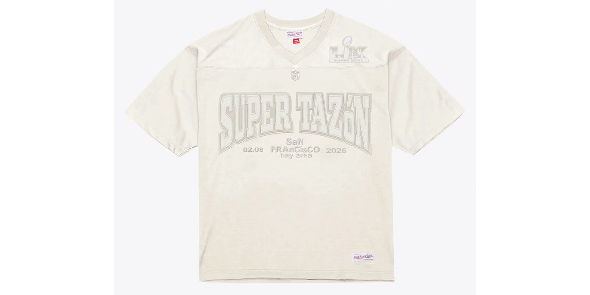 Bad Bunny x Super Tazón Off White Mitchell &amp; Ness Legacy Jersey