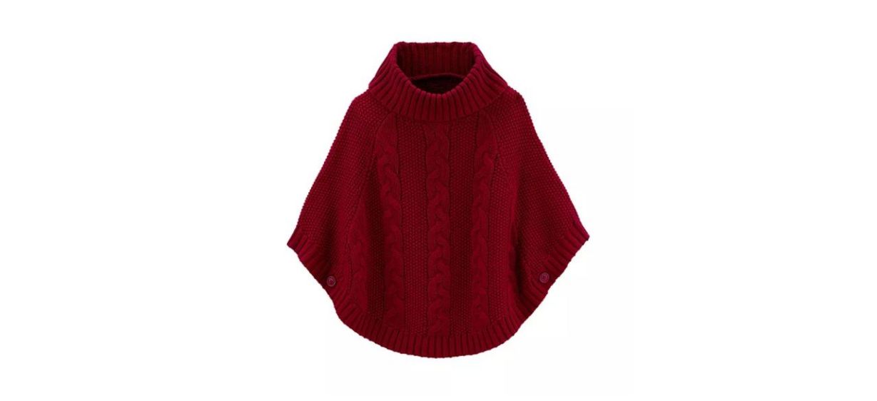 Best Carters Cable Knit Poncho