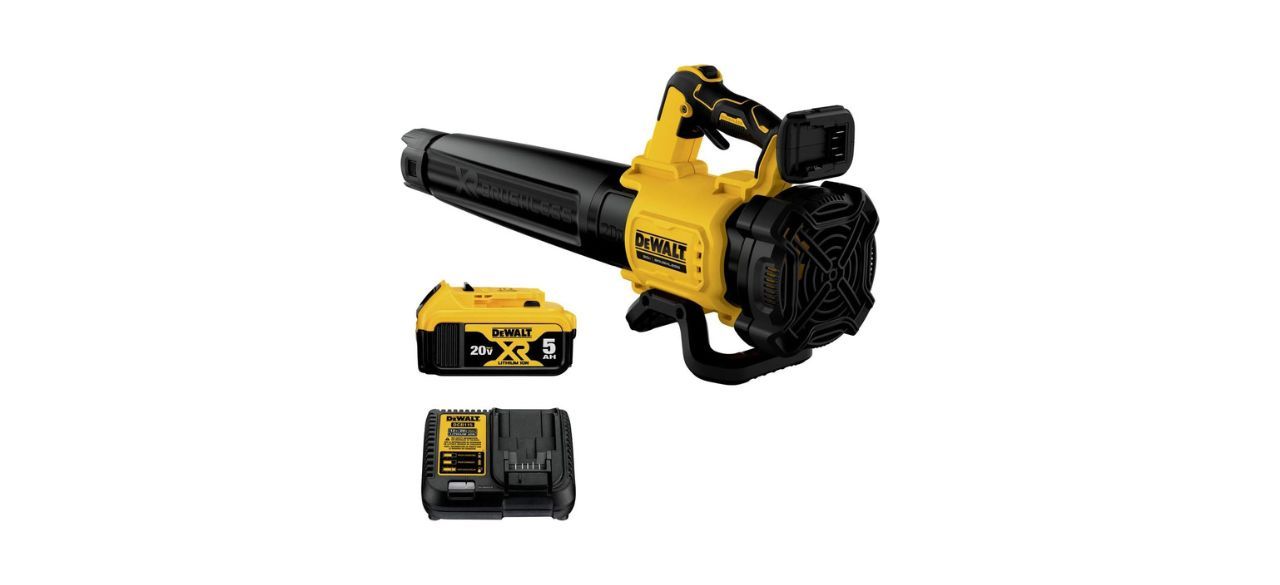 Best DeWalt leaf blower for spring yard cleanup