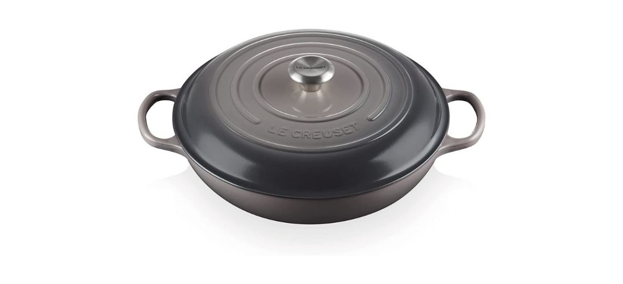 Best Le Creuset Signature Enameled Cast Iron Five-Quart Round Braiser
