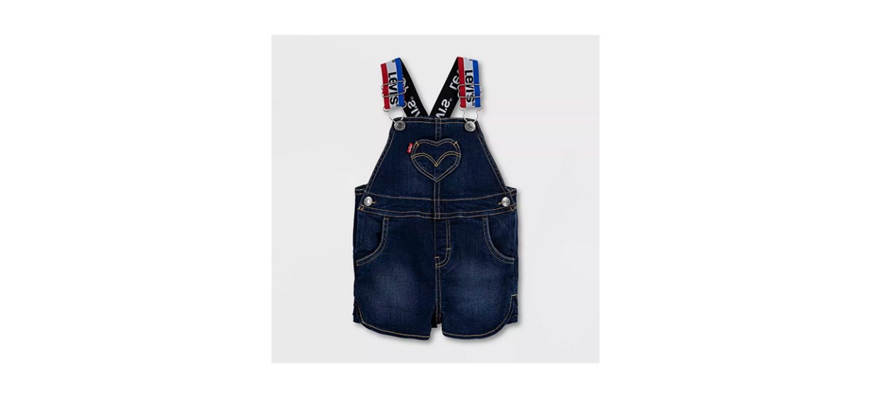 Best Levi's Baby Logo Strap Denim Shortalls
