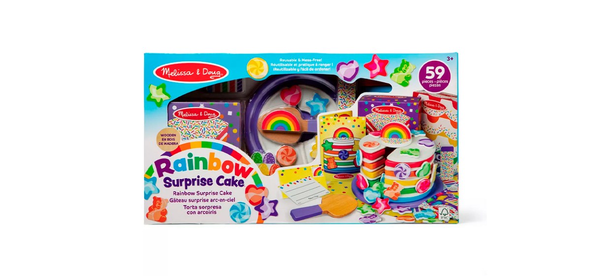 Best Melissa and Doug Rainbow Surprise Cake Play Set