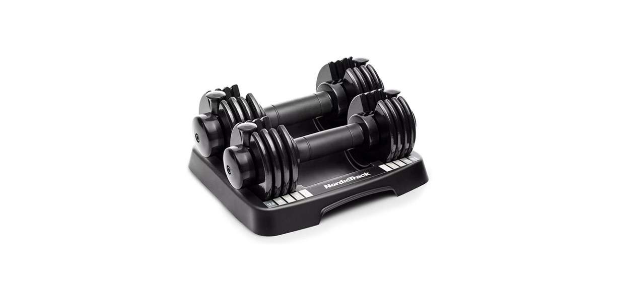 Sports-Fitness-Best NordicTrack Select-A-Weight Adjustable Dumbbell Set