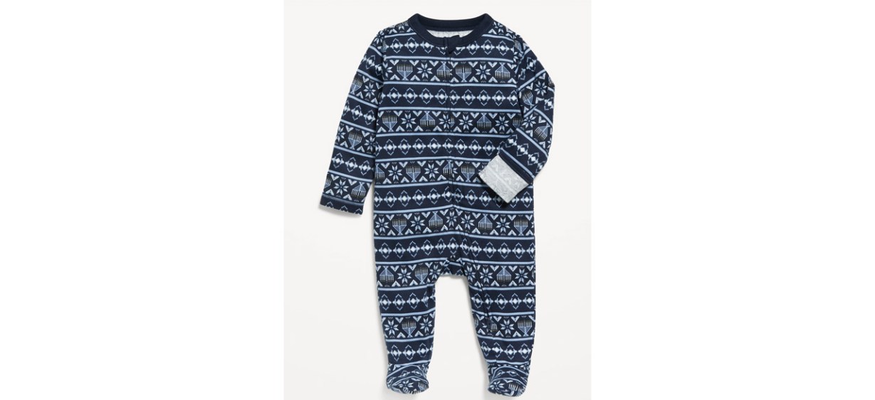 Unisex Sleep &amp; Play 2-Way-Zip Footed One-Piece for Baby
