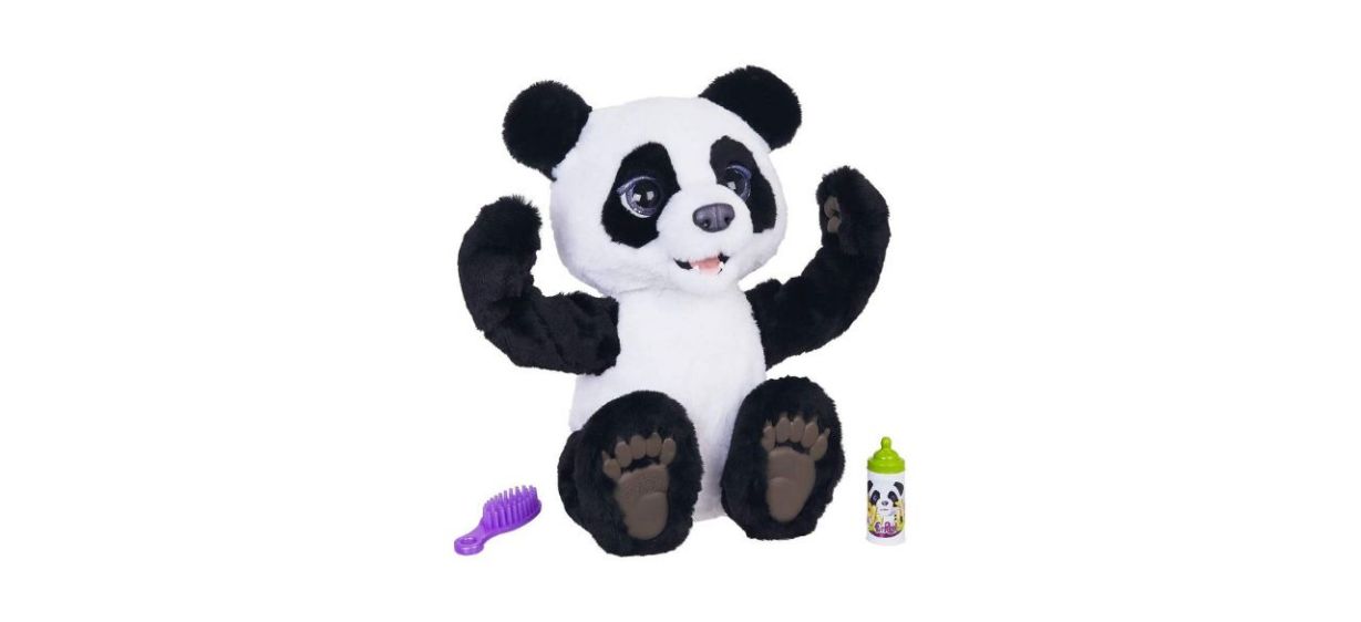 The Curious Panda Bear Cub Interactive Plush Toy