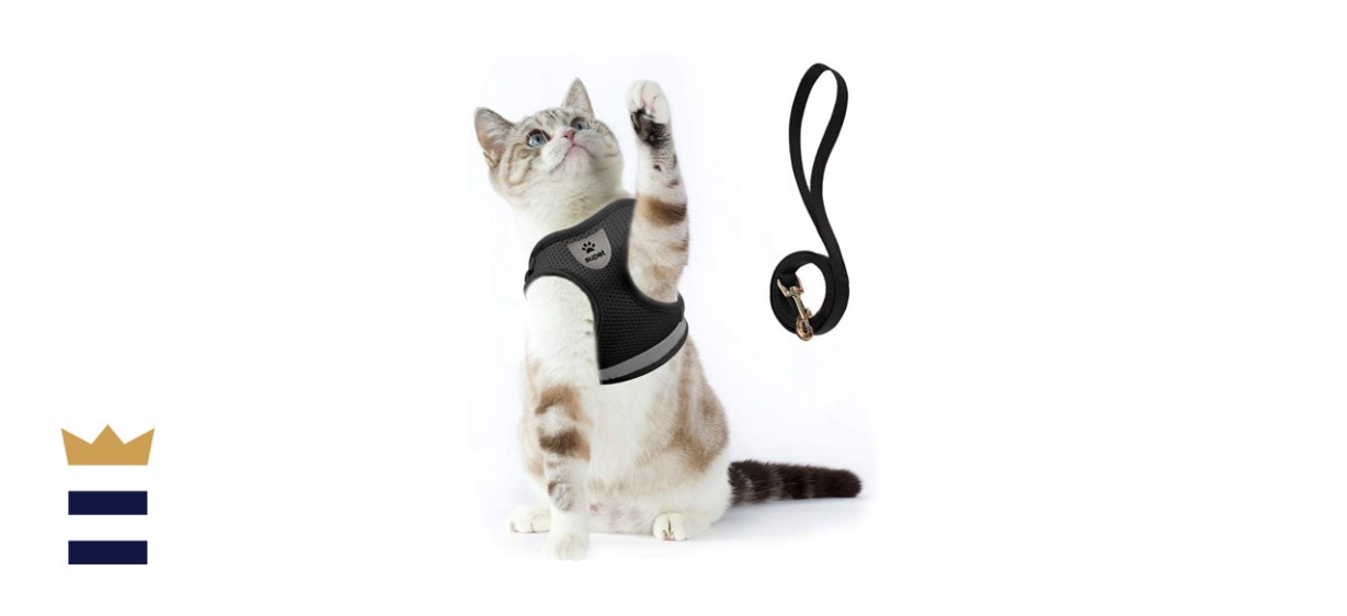 Supet Cat Harness and Leash Set for Walking Cat and Small Dog