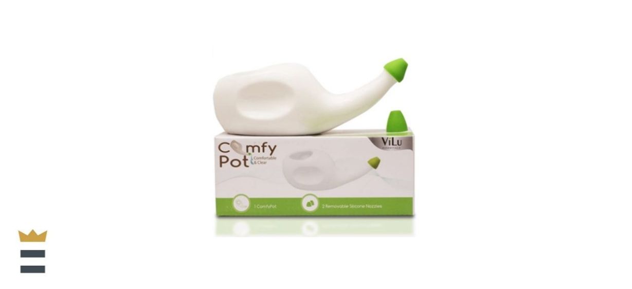 ComfyPot Ceramic Neti Pot Sinus Rinse 