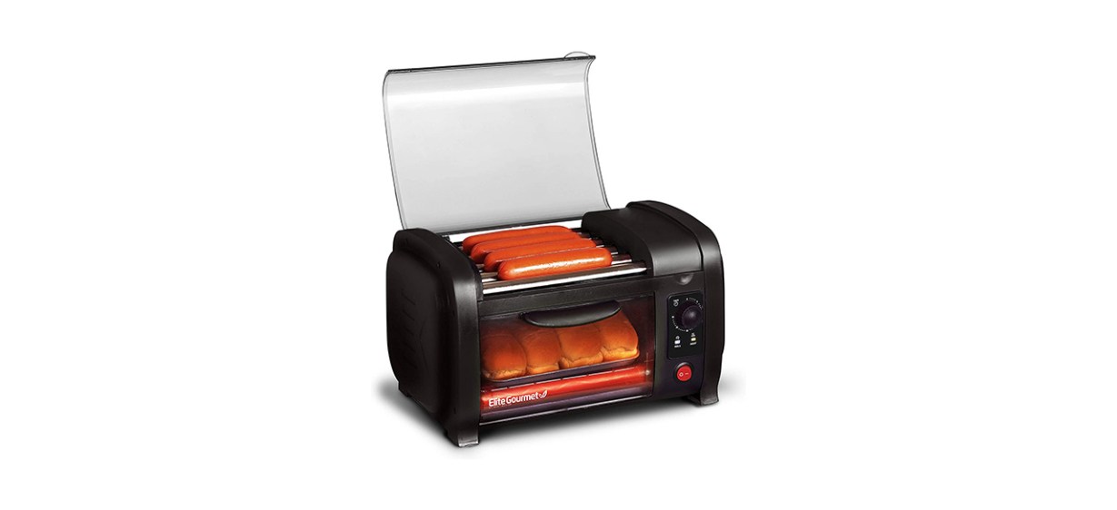 Elite Gourmet Hot Dog Roller and Toaster Oven