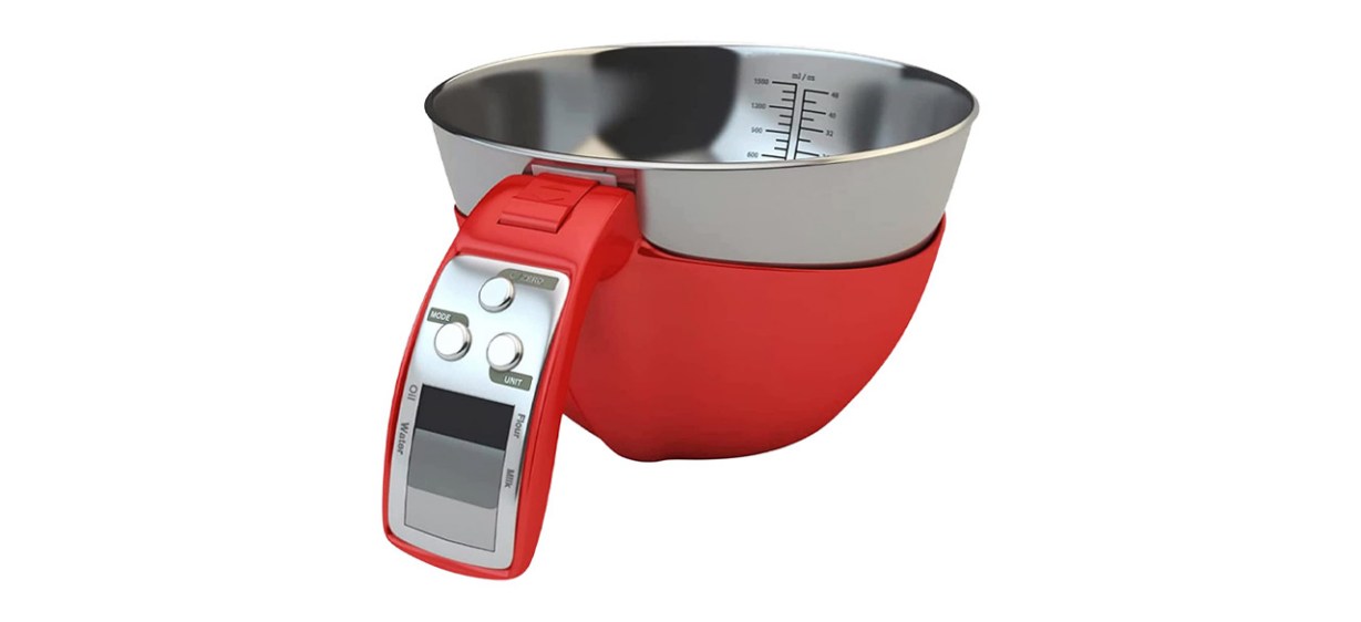 Fradel Digital Kitchen Food Scale with Bowl