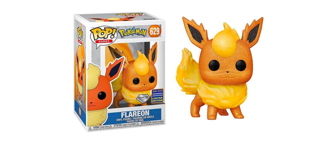 Funko POP Games- Pokemon- Flareon Diamond