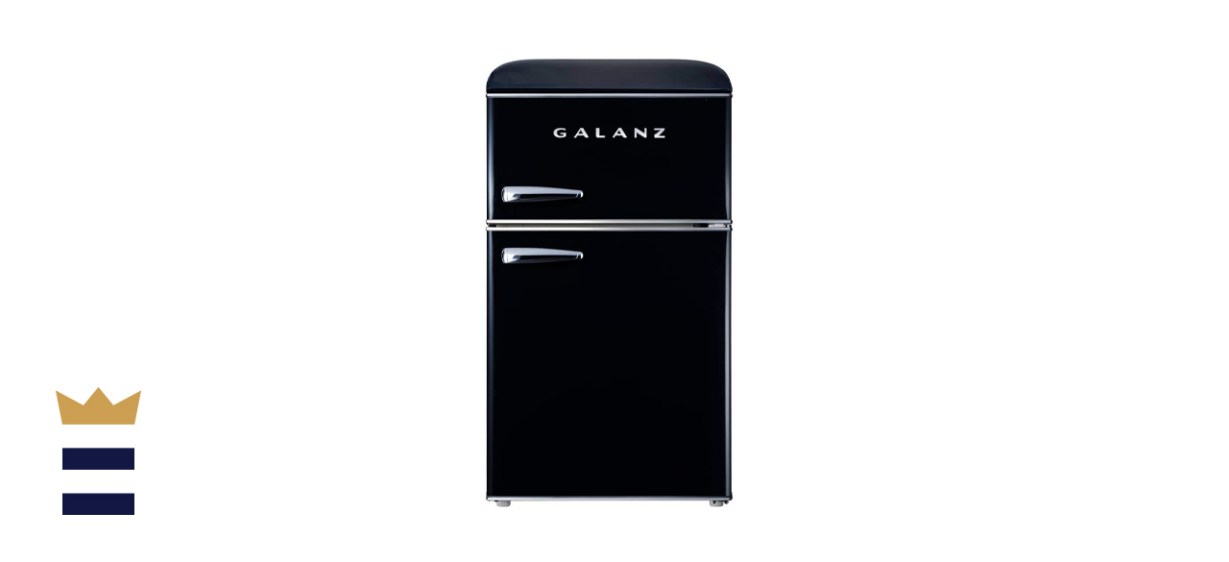 Galanz 3.1 Cubic Foot Retro Compact Mini-Fridge with Dual Doors