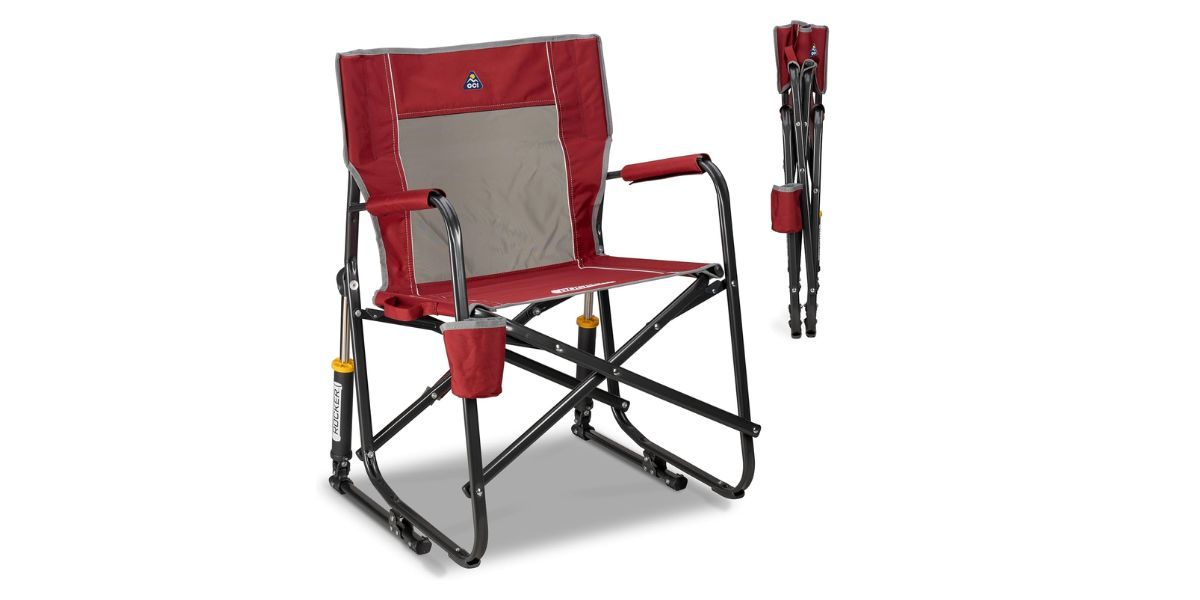 GCI Outdoor Freestyle Rocker Camping Chair - Cinnamon