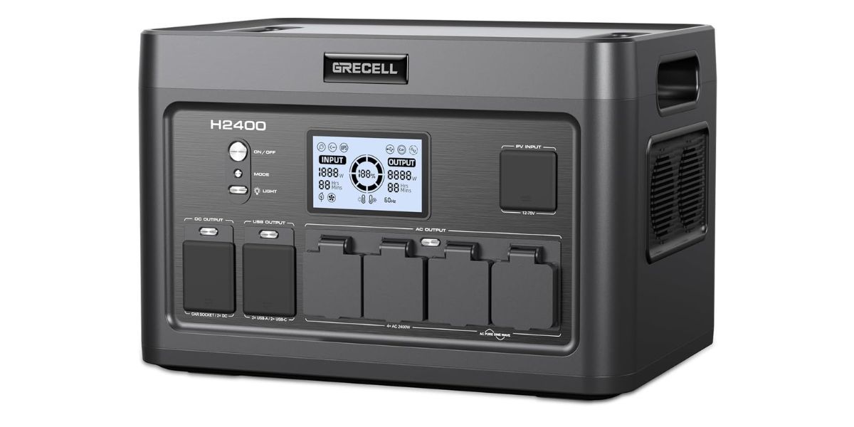 GRECELL Portable Power Station 2400W