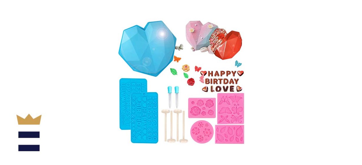 Huanlemai Set of 13 Silicone Candy Molds