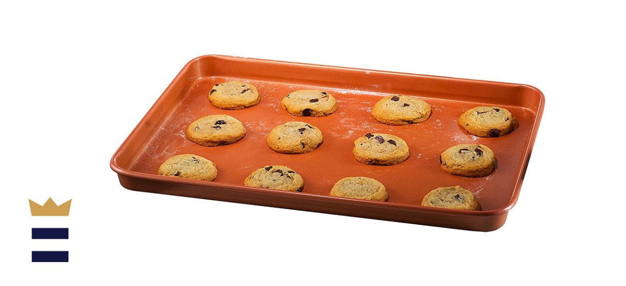 Gotham Steel Bakeware Nonstick Cookie Sheet XL Baking Tray Even Heat