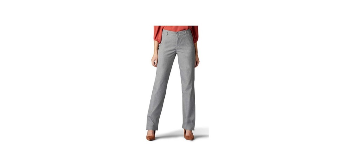 Lee Women's Wrinkle-Free Relaxed-Fit Straight Leg Pant
