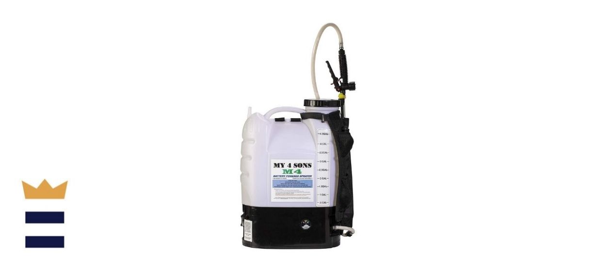 M4 MY4SONS 4-Gallon Battery-Powered Backpack Sprayer