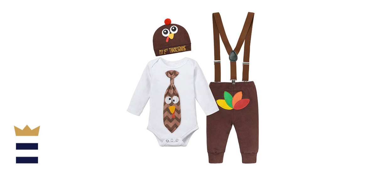 My First Thanksgiving Baby Boy Outfit